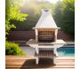 Barbecue de jardin en pierre Tavira - 