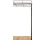Barre étagère pour décoration de table en métal noir - 6