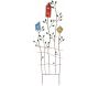 Barrière déco de jardin maisons colorées