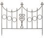 Barrière en fer Coeur 90 x 73 cm - LEG-0361