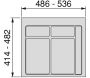 Base pour bacs de tri Recycle - EMU-0259