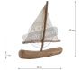 Bateau en bois flotté - AUBRY GASPARD