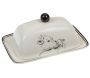 Beurrier en porcelaine Lucie