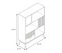 Bibliothèque en bois Klaus - CMP-4747