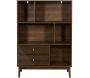 Bibliothèque en bois 5 niches et 2 tiroirsTiffany - CMP-5240