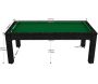 Billard convertible table 8 personnes Arizona - JGF-0197