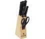 Bloc 5 couteaux et ciseaux de cuisine Pradel