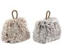 Bloc-porte en tissu Fluffy 15 cm (Lot de 2)