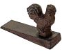 Bloque porte en fonte Coq et poule 11 x 3 x 8 cm (Lot de 2) - LEG-0345