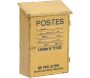 Boite à clefs Postes jaune antique