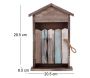 Boîte à clés Cabane en bois - 5