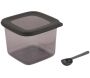 Boîte de conservation en plastique anthracite Storage (Lot de 12) - HANAH HOME