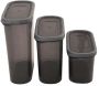 Boîte de conservation en plastique gris Storage (Lot de 18) - 33,90