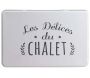 Boite en métal rectangulaire Bienvenue au chalet