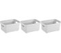 Boite de rangement Sigma home Box 2.5 L (Lot de 3)