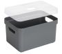 Boite de rangement avec couvercle transparent  Sigma Home Box 13 L