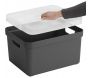 Boite de rangement avec couvercle transparent Sigma home Box 32 L - SUA-0161