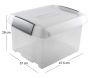 Boite transparente pour dossiers suspendus 37 Litres Nesta - 6