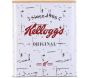 Boîte vintage en métal couvercle en bois Kelloggs