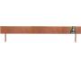 Bordure de jardin basse en acier corten - ESS-1931