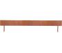 Bordure de jardin basse en acier corten