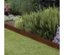 Bordure de jardin basse en acier corten - ESSCHERTS GARDEN