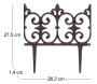 Bordure de jardin en fonte Valentine - ESS-1021
