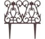 Bordure de jardin en fonte victorienne