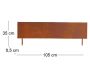 Bordure de jardin haute en acier corten - ESS-1932
