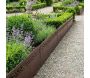 Bordure jardin haute en acier effet rouille - ESSCHERTS GARDEN