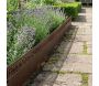 Bordure jardin haute en acier effet rouille - ESSCHERTS GARDEN