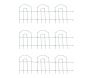 Bordure de jardin en métal Lawn 3m