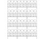 Bordure de jardin métal volutes