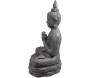 Bouddha prière en résine 53 x 35,5 x 71 cm - 239