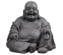 Bouddha rieur en polyrésine 46 x 42 x 42 cm