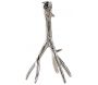 Bougeoir cerf en aluminium