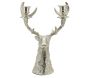 Bougeoir double tête de cerf en aluminium - AUB-3164