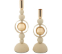 Bougeoir en métal Saturne (Lot de 2)