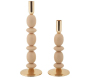 Bougeoir en métal Shuttle (Lot de 2)