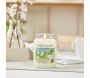 Bougie jarre en verre senteur coton frais - YAN-0103