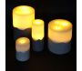 Bougie led base effet ciment 15 cm - 8
