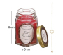 Bougie parfumée en bocal avec bijou surprise - 2,83