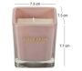 Bougie parfumée carrée Nude 7 cm (Lot de 3) - 5