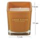 Bougie parfumée carrée Nude 7 cm - 2,54
