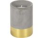 Bougie parfumée en ciment et doré (Lot de 3) - CMP-3795