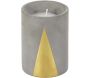 Bougie parfumée en ciment et doré (Lot de 3) - 12,90