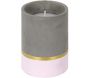 Bougie parfumée en ciment tricolore 10 cm (Lot de 3) - CMP-3794