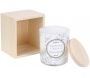 Bougie parfumée en coffret bois Nature - THE HOME DECO FACTORY