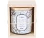 Bougie parfumée en coffret bois Nature