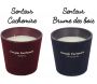 Bougie parfumée 3 mèches Velours (Lot de 2) - CMP-3789